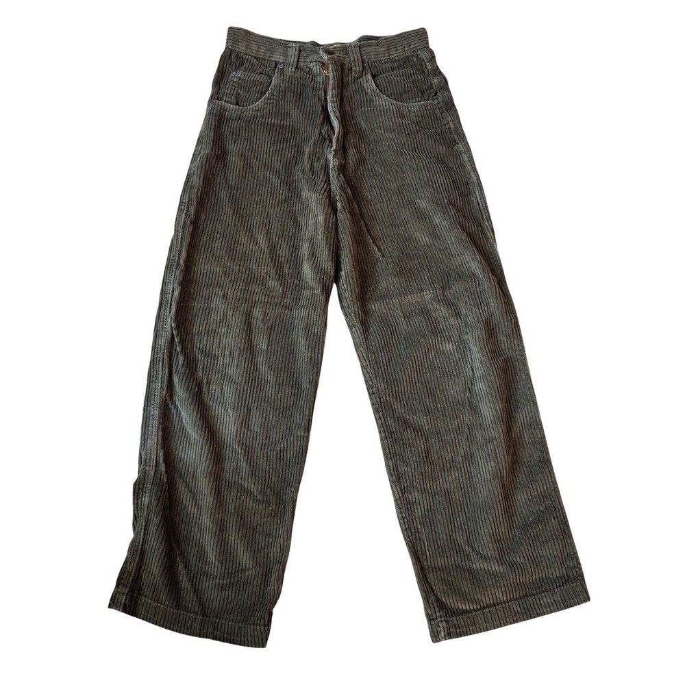Curfew Juniors 90s Y2K Corduroy Carpenter Pants Baggy Skater Girls 12